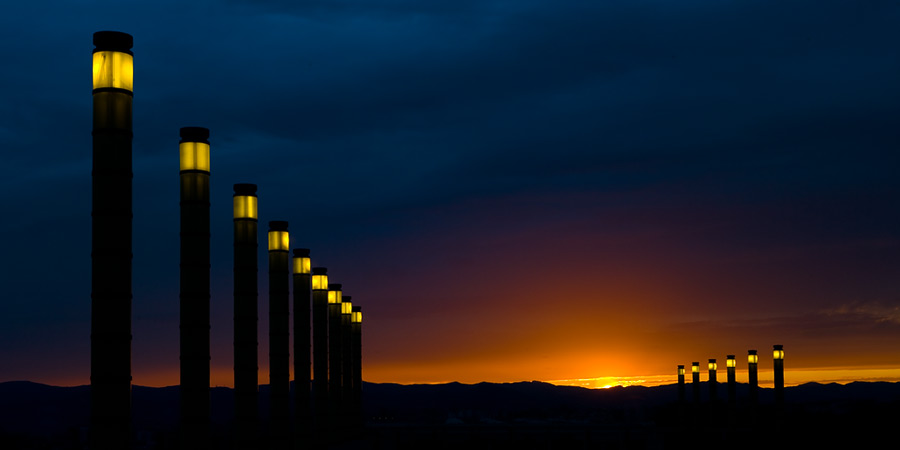 columns of light